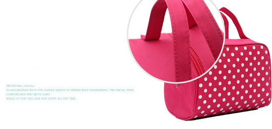 Bolsa de Cosméticos Impermeable con Diseño de Puntos - Image 8