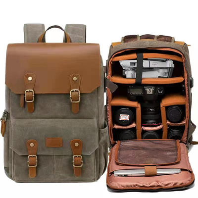 Mochila Impermeable Estilo Británico con Gran Capacidad y Diseño Batik - Image 5