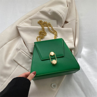 Bolsa Mensajera Estilo Oeste Retro con Cadena - Diseño Coreano Personalizable - Image 4