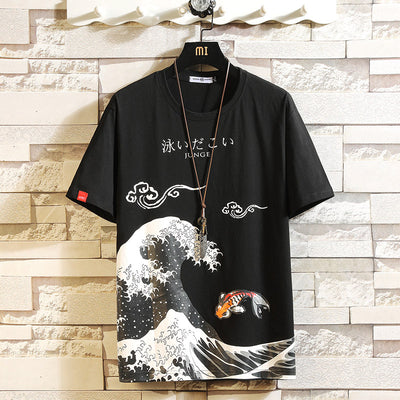 Playera Hombre Manga Corta Suelta y Cómoda - Image 11