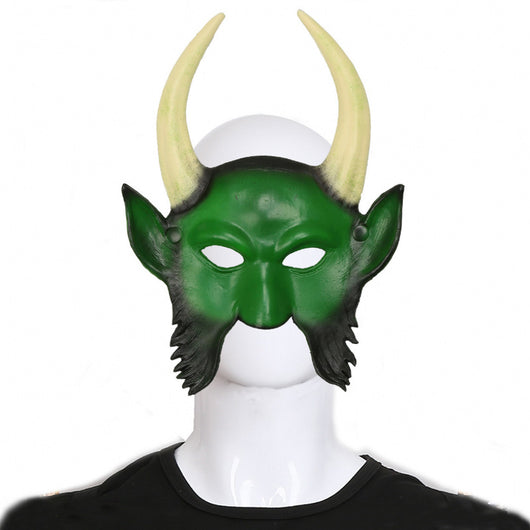 Máscara de Demonio con Cuernos para Halloween - Rostro Fantasmal Aterrador - Image 5