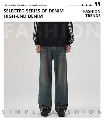 Jeans Vintage Holgados con Micro Acampanada para Hombre - Image 14