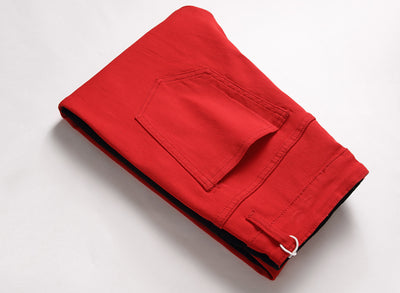 Jeans Slim Fit Elásticos con Costuras Decorativas para Hombre - Image 31