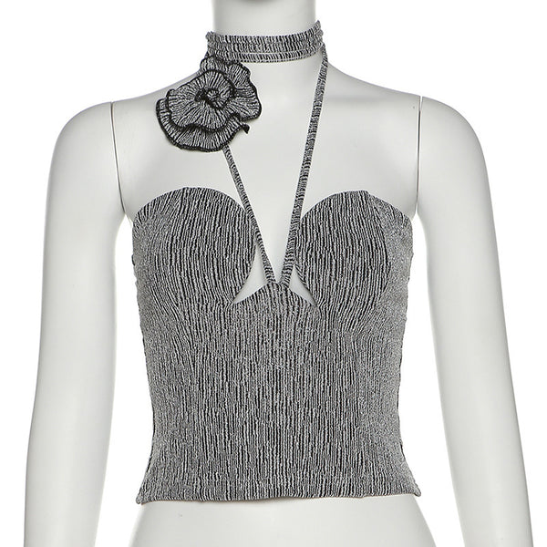 Top Halter Escotado Ajustado Spice Girls