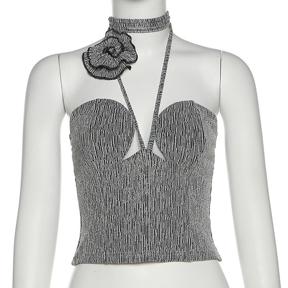 Top Halter Escotado Ajustado Spice Girls