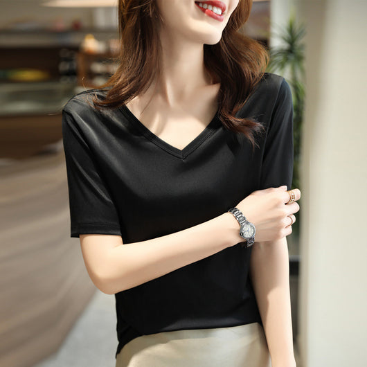 Blusa Suelta de Satén Francés Premium - Image 27