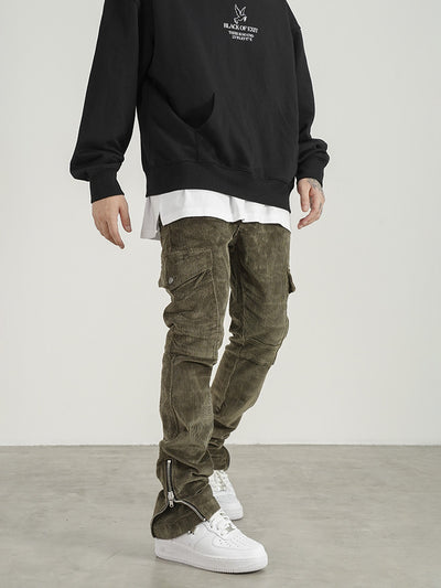 Overol Retro Vintage con Cierre Funcional Slim Fit - Image 12