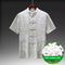 Traje Tang de Seda Mulberry Masculino - Elegância Tradicional Chinesa