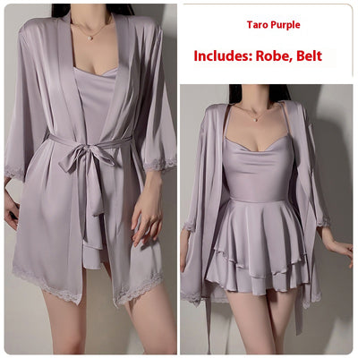 Camisón de Encaje Puro - Conjunto de Lencería Elegante para Casa - Image 21