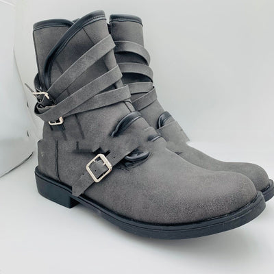 Botas Casuales de Hombre con Cierre Lateral, Punta Redonda y Tacón Robusto - Image 6