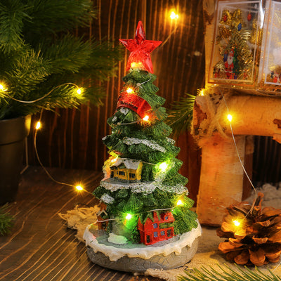 Caja de Música Árbol de Navidad Luminoso con Decoración Sonora - Image 4