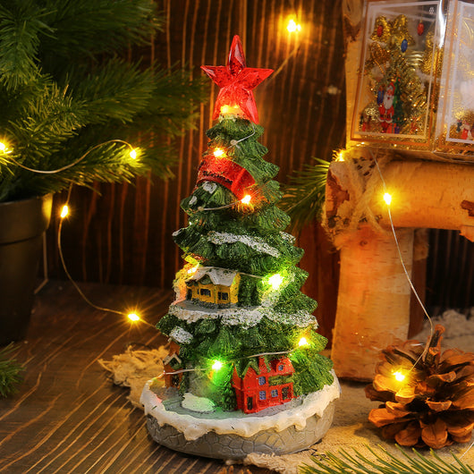 Caja de Música Árbol de Navidad Luminoso con Decoración Sonora - Image 4