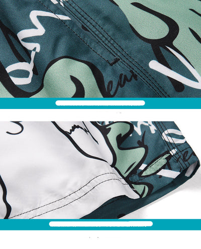 Pantalones Cortos Hip-Hop Hombre Verano Secado Rápido con Estampado - Image 4