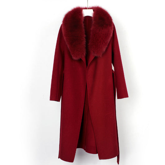 Abrigo de Lana Reversible Doble Faz con Cinturón - Corte Slim Otoño Invierno - Image 8