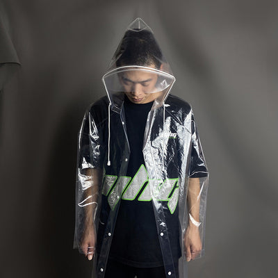 Impermeable Transparente Grueso con Patrón de Lichi - Image 12