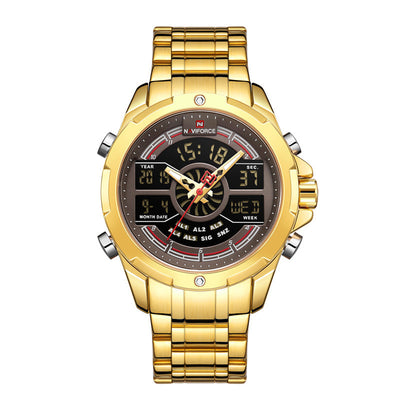 Reloj Cronógrafo Multifunción con Doble Pantalla y Calendario Luminoso para Hombre - Image 5