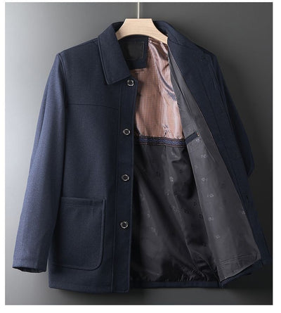 Chaqueta Casual Suelta con Solapa para Hombre - Estilo Moderno - Image 18