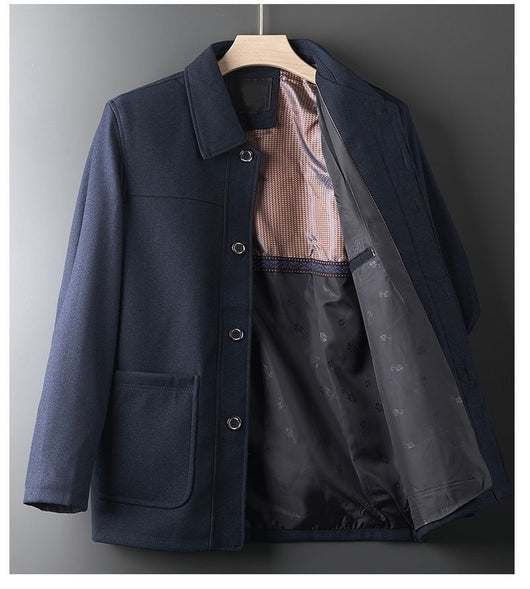 Chaqueta Casual Suelta con Solapa para Hombre - Estilo Moderno - Image 18