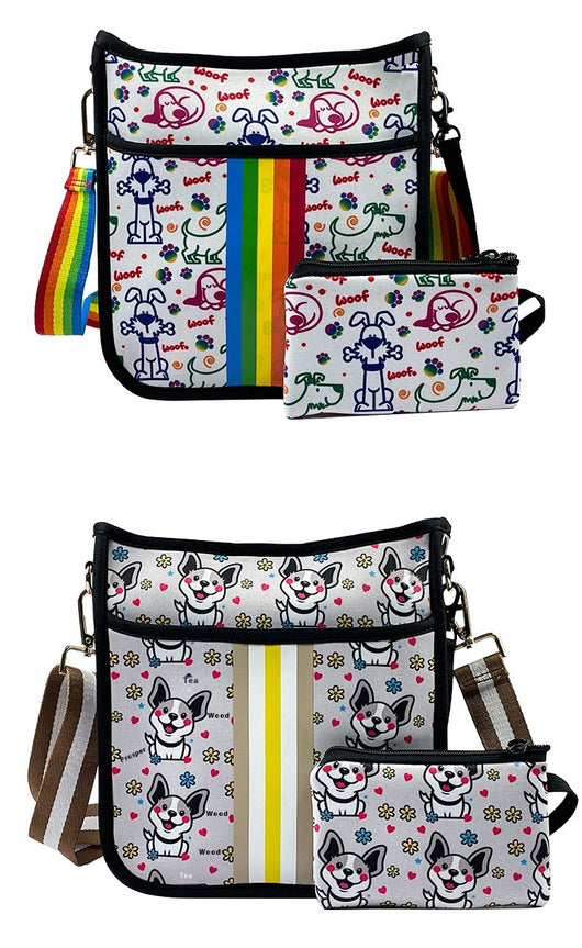 Bolsa Mensajero de Neopreno para Pasear Perros - Diseño Versátil - Image 19