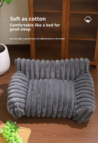 Sofá Cama para Gatos y Conejos - Refugio Acolchado Premium - Image 12