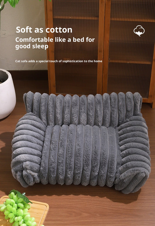 Sofá Cama para Gatos y Conejos - Refugio Acolchado Premium - Image 12