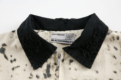 Chaqueta Pesada Estilo Retro Americano Corte Limpio - Image 7