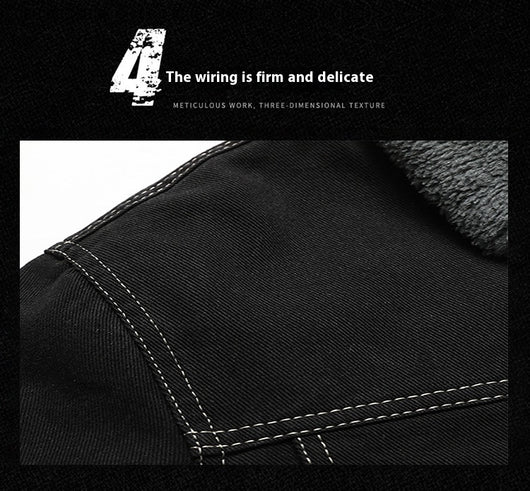 Chaqueta Denim Forrada en Polar para Hombre - Estilo Premium - Image 20