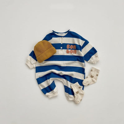 Mameluco a Rayas para Bebé - Ropa de Primavera y Otoño - Image 20