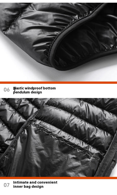 Chaqueta Ligera de Algodón con Capucha para Hombre - Image 19
