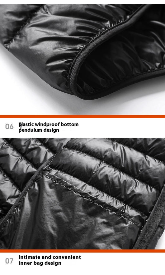 Chaqueta Ligera de Algodón con Capucha para Hombre - Image 19