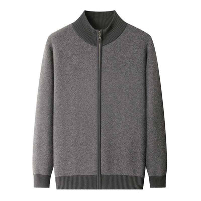 Cardigan de Cuello Alto con Cierre de Cachemira para Hombre - Image 5