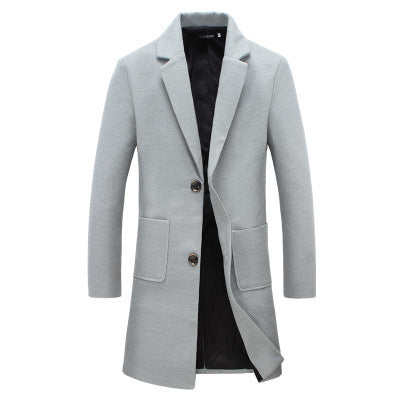 Abrigo de Lana Slim Fit para Hombre - Elegancia Moderna - Image 3