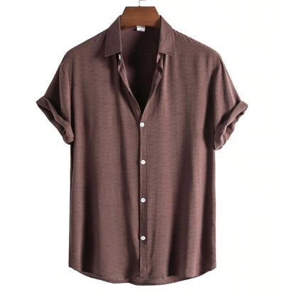 Camisa de Verano en Algodón y Lino para Hombre - Image 7