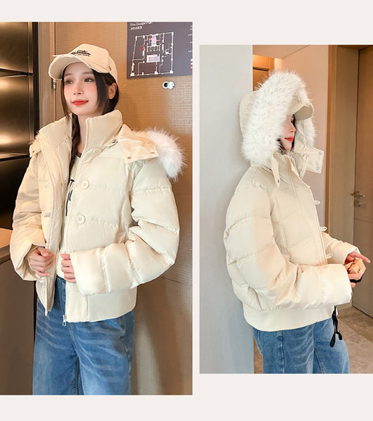 Abrigo Acolchado de Trabajo para Mujer - Chaqueta Térmica Gruesa - Image 24