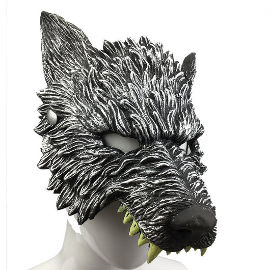Máscara de Lobo PU Espuma para Disfraces y Fiestas Temáticas - Image 5
