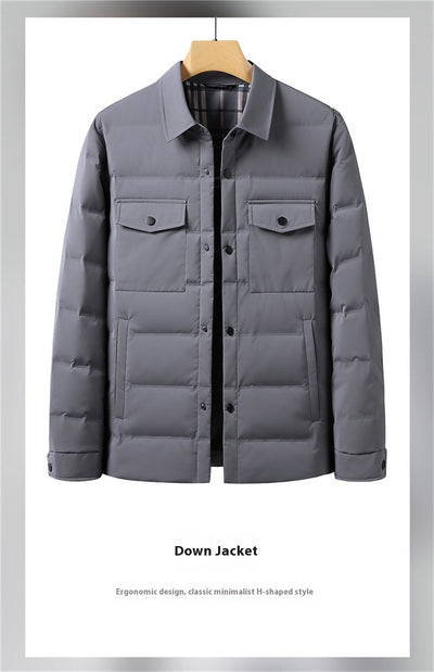Chaqueta Polo con Plumón de Pato Blanco Premium - Abrigo Cálido y Elegante - Image 15