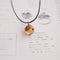 Creative Log Resin Pendant Necklace Amber