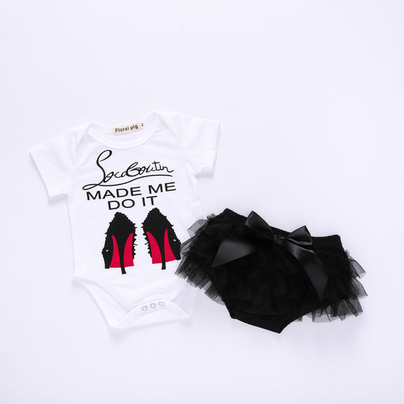 Conjunto de Ropa Estival para Bebés Niñas 0-18 Meses con Diseños Infantiles