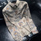 Camisa Estampada Slim Fit de Manga Larga para Hombre