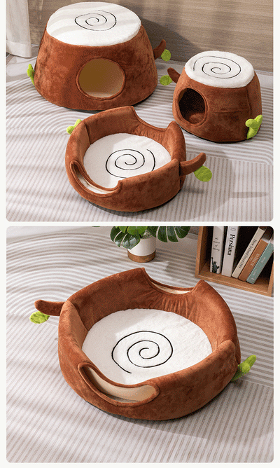 Nido Transformable para Gatos 4 Estaciones - Árbol Gato Doble Uso con Puerta - Image 15