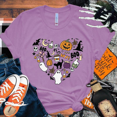 Camiseta Halloween Boo Pumpkin Love Unisex - Image 7