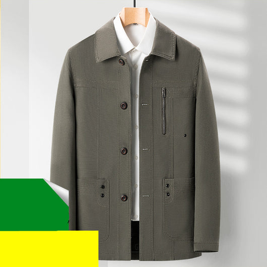 Camisa Casual de Solapa para Hombre Adulto - Primavera y Otoño - Image 6