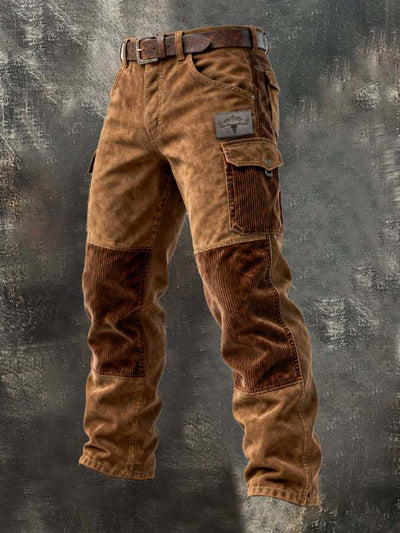 Pantalones de Trabajo Vintage Punk para Hombre - Image 9