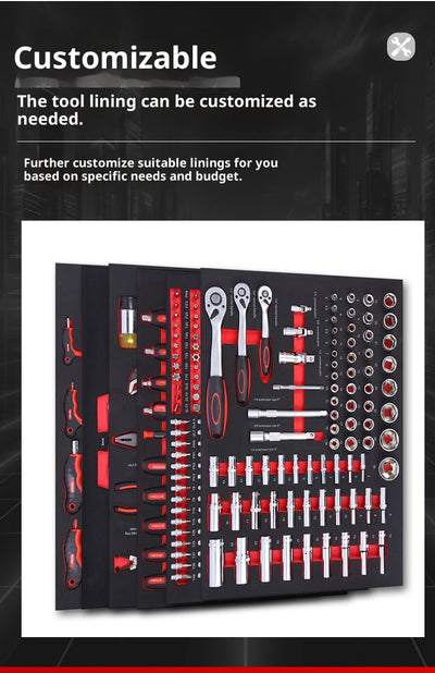Maletín Profesional de 252 Herramientas con Extractor Removible para Reparaciones - Image 12