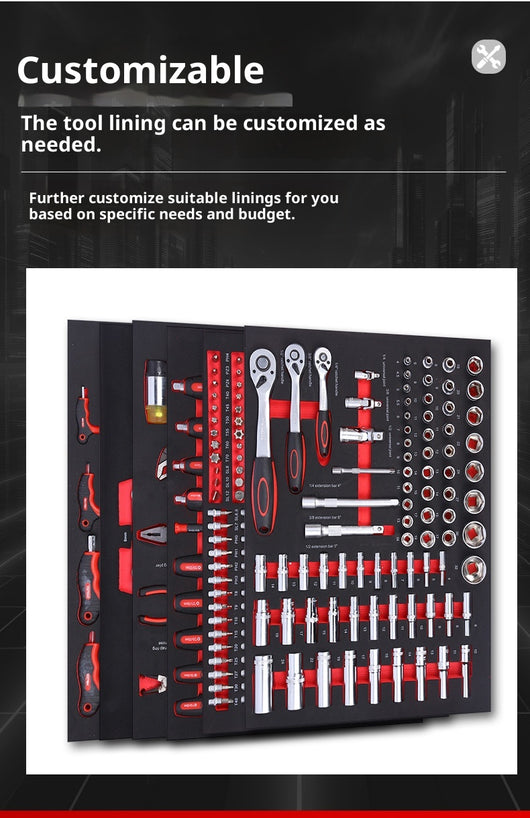 Maletín Profesional de 252 Herramientas con Extractor Removible para Reparaciones - Image 12