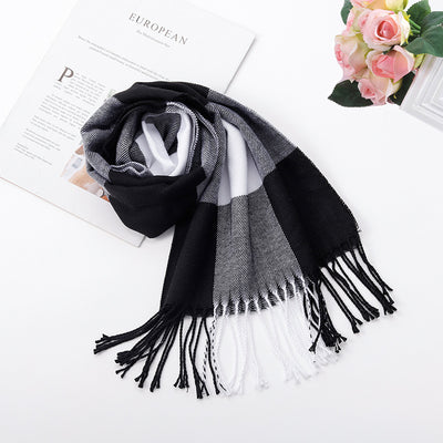 Bufanda Escocesa de Invierno Estilo Británico - Image 15