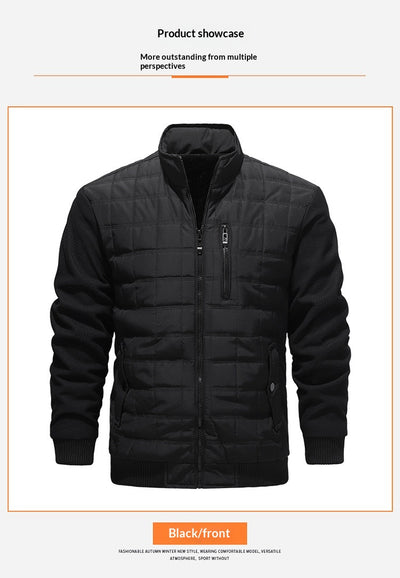 Chaqueta Casual de Cuadros para Hombre - Manga Larga Versátil - Image 10