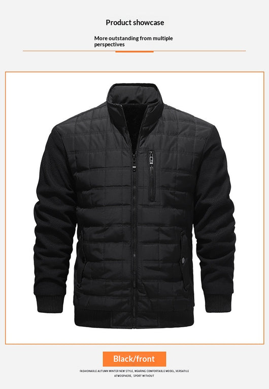 Chaqueta Casual de Cuadros para Hombre - Manga Larga Versátil - Image 10