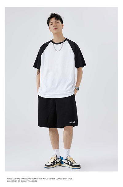 Camiseta Holgada de Algodón con Manga Raglán para Hombre - Image 13