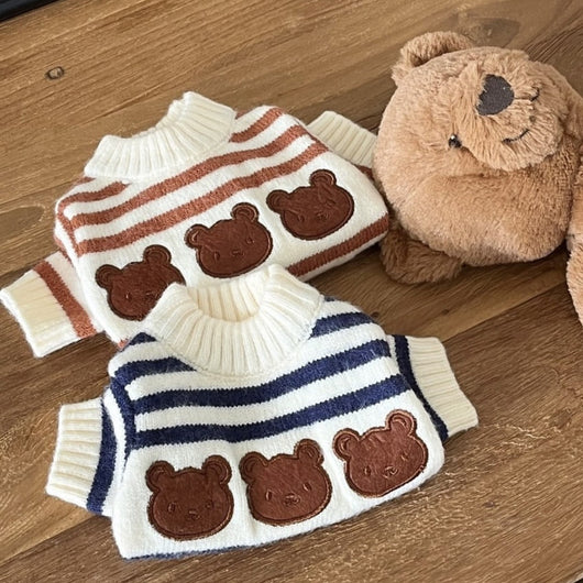 Suéter Tejido Cálido para Mascotas Estilo Coreano Otoño Invierno - Image 10
